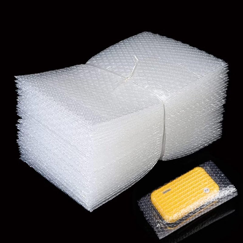 XHMAXE 50Pcs Bubble Pouches Wrap,8”x10”Bubble Pouches for Shipping,Double Wall Bubble Cushioning Wrap out Bags for Mailing Packing,Moving and Storage Glass Fragile China Dishes Electronic Item - Image 3